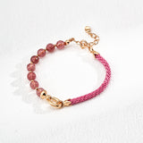 S925 Silver Fashion Simple Crystal Bracelet