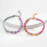 S925 Silver Fashion Simple Crystal Bracelet