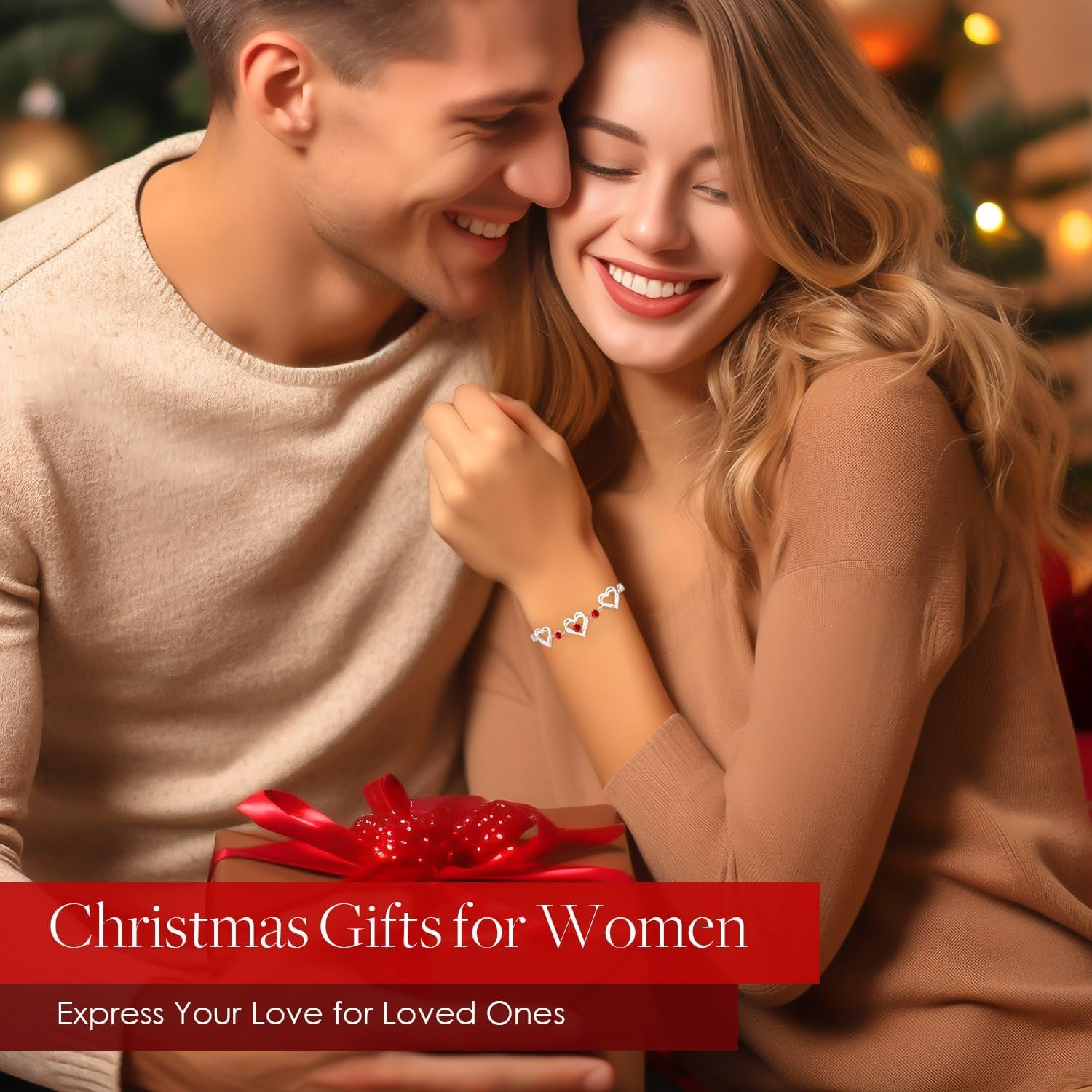 Forever Love Heart Charm Link Bracelet for Women, 925 Sterling Silver Birthstone Bracelet Mother'S Day Gift Anniversary Christmas Birthday Jewelry Gifts for Women Wife Her Girlfriend